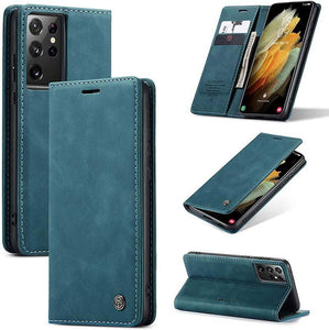 2021 New Retro Wallet Case For Samsung S21Ultra
