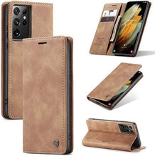 Charger l&#39;image dans la galerie, 2021 New Retro Wallet Case For Samsung S21Ultra