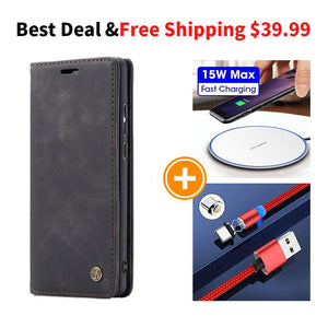 2021 New Retro Wallet Case For Samsung Note 20