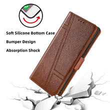 Load image into Gallery viewer, Trapezoidal Side Buckle Soft Leather Wallet case For Samsung Galaxy A42 5G