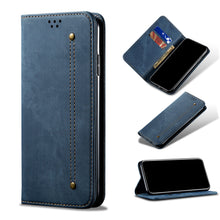 Load image into Gallery viewer, Canvas Denim Pattern Simple Card Phone Case For SAMSUNG Galaxy S10