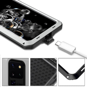 2022 NEW Luxury Doom Armor Waterproof Metal Aluminum Phone Case For Samsung S20 Plus/S20 Ultra