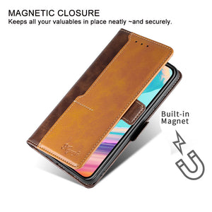 New Leather Wallet Flip Magnet Cover Case For LG K61/K42