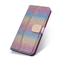 Load image into Gallery viewer, 2021 New Bling Glitter Diamond Wallet Flip Case For Samsung