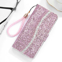 Load image into Gallery viewer, 2021 New Bling Glitter Wallet Flip Case For Samsung A Series