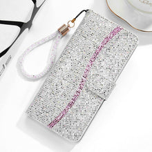 Load image into Gallery viewer, 2021 New Bling Glitter Wallet Flip Case For Samsung