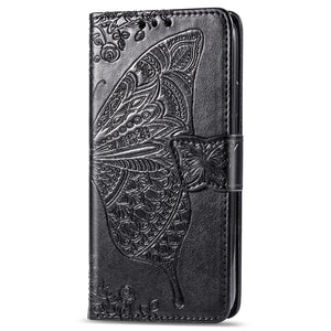 Luxury Embossed Butterfly Leather Wallet Flip Case For Samsung Note10