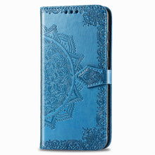 Charger l&#39;image dans la galerie, Luxury Embossed Mandala Leather Wallet Flip Case for Samsung A Series