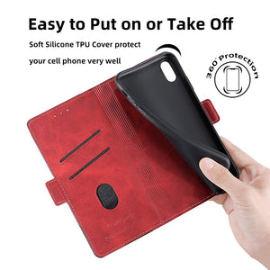 New Leather Wallet Flip Magnet Cover Case For Samsung A02S