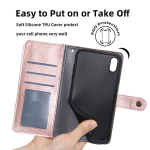 All New Multifunctional Zipper Wallet Leather Flip Case For SAMSUNG Galaxy A03S