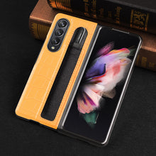 Load image into Gallery viewer, Luxury Corium Samsung Z Fold 3 5G With Pen Slot Phone Case