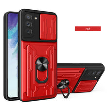 Load image into Gallery viewer, 【For SAMSUNG S21+ 5G】Multifunctional Card Holder Ring Bracket Goggles Phone Case