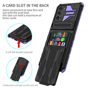 King Kong Armor Holder Card Slot Phone Case For SAMSUNG Galaxy NOTE 20