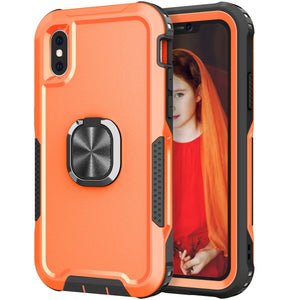 Robot Rotating Ring Bracket Phone Case For iPhone X/XS