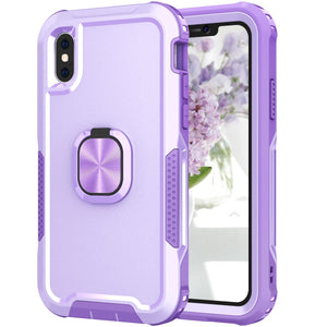 Robot Rotating Ring Bracket Phone Case For iPhone X/XS