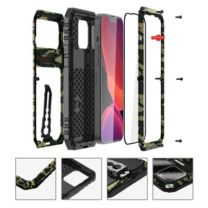 【Samsung S21】Back Clip Bracket Waterproof Aluminum 360° Protective Phone Case