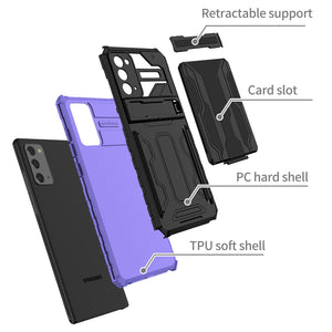 King Kong Armor Holder Card Slot Phone Case For SAMSUNG Galaxy NOTE 20