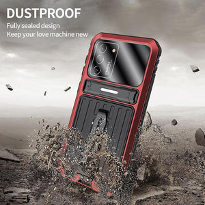 【Samsung S21Plus】Back Clip Bracket Waterproof Aluminum 360° Protective Phone Case