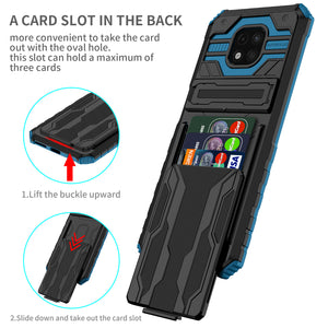 King Kong Armor Holder Card Slot Phone Case For MOTO G Power (2021)