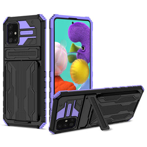 King Kong Armor Holder Card Slot Phone Case For SAMSUNG Galaxy A51(4G)