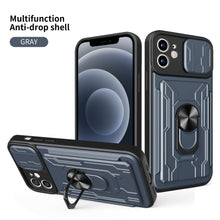 Load image into Gallery viewer, 【For iPhone 12】Multifunctional Card Holder Ring Bracket Goggles Phone Case