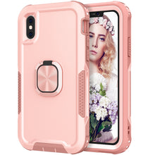 Load image into Gallery viewer, Robot Rotating Ring Bracket Phone Case For iPhone X/XS