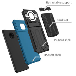 King Kong Armor Holder Card Slot Phone Case For MOTO G Power (2021)
