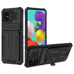 King Kong Armor Holder Card Slot Phone Case For SAMSUNG Galaxy A51(4G)
