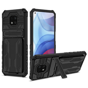 King Kong Armor Holder Card Slot Phone Case For MOTO G Power (2021)