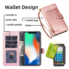 Load image into Gallery viewer, All New Multifunctional Zipper Wallet Leather Flip Case For SAMSUNG Galaxy A03S