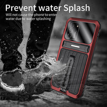 Load image into Gallery viewer, 【Samsung S23Ultra】Back Clip Bracket Waterproof Aluminum 360° Protective Phone Case