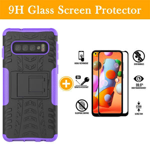Rubber Hard Armor Cover Case For Samsung Galaxy S10/S10 Plus