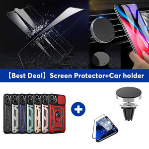 Luxury Lens Protection Vehicle-mounted Shockproof Case For iPhone 11/11Pro/11Promax