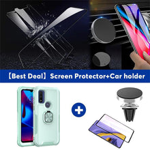 Load image into Gallery viewer, Robot Rotating Ring Bracket Phone Case For MOTO G PURE
