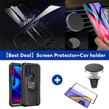 Load image into Gallery viewer, Robot Rotating Ring Bracket Phone Case For MOTO G PURE