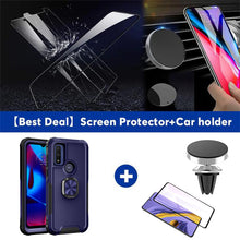 Load image into Gallery viewer, Robot Rotating Ring Bracket Phone Case For MOTO G PURE