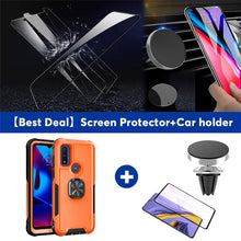 Load image into Gallery viewer, Robot Rotating Ring Bracket Phone Case For MOTO G PURE