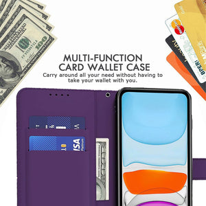 Peacock Embossed Imitation Leather Wallet Phone Case For Samsung Galaxy S10/S10Plus/S10Lite