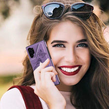 Load image into Gallery viewer, Luxury 3D Butterfly Wallet Phone Case For Samsung Galaxy NOTE10PLUS