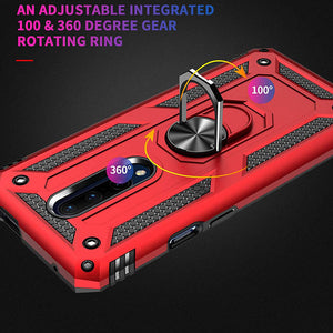2022 Luxury Armor Ring Bracket Phone case For OnePlus 7 Pro Case