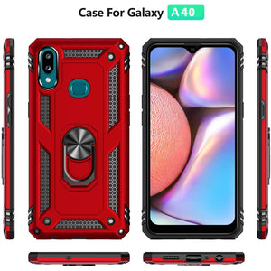 Luxury Armor Ring Bracket Phone Case For Samsung A40-Fast Delivery