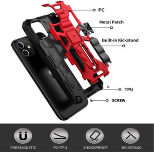 Luxury Armor Shockproof With Kickstand For SAMSUNG A31