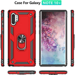 Luxury Armor Ring Bracket Phone Case For Samsung Note 10 Plus-Fast Delivery