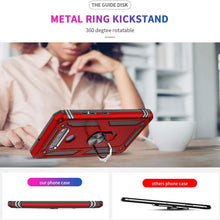 Load image into Gallery viewer, Luxury Armor Ring Bracket Phone Case For LG K51 With [2 Pack] Screen Protectors