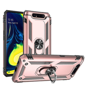 Luxury Armor Ring Bracket Phone Case For Samsung A80-Fast Delivery