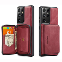 Load image into Gallery viewer, New Magnetic Separation Invisible Zipper Wallet Phone Case For SAMSUNG S21 Ultra