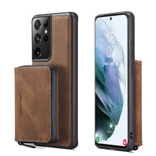 Load image into Gallery viewer, New Magnetic Separation Invisible Zipper Wallet Phone Case For SAMSUNG S21 Ultra