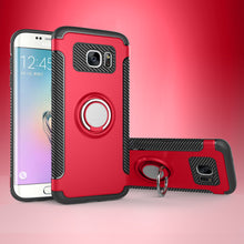 Charger l&#39;image dans la galerie, Simplicité Shockproof Ring Phone Case Pour Samsung S7 bord