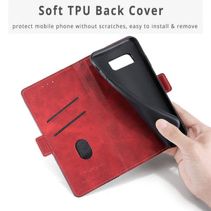 Nouveau portefeuille de portefeuille de portefeuille en cuir pour Samsung Galaxy Note8