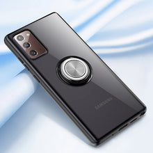 Load image into Gallery viewer, Transparent Soft Silicone Magnetic Ring Holder Phone Case For Samsung Galaxy Note20/Note20 Ultra